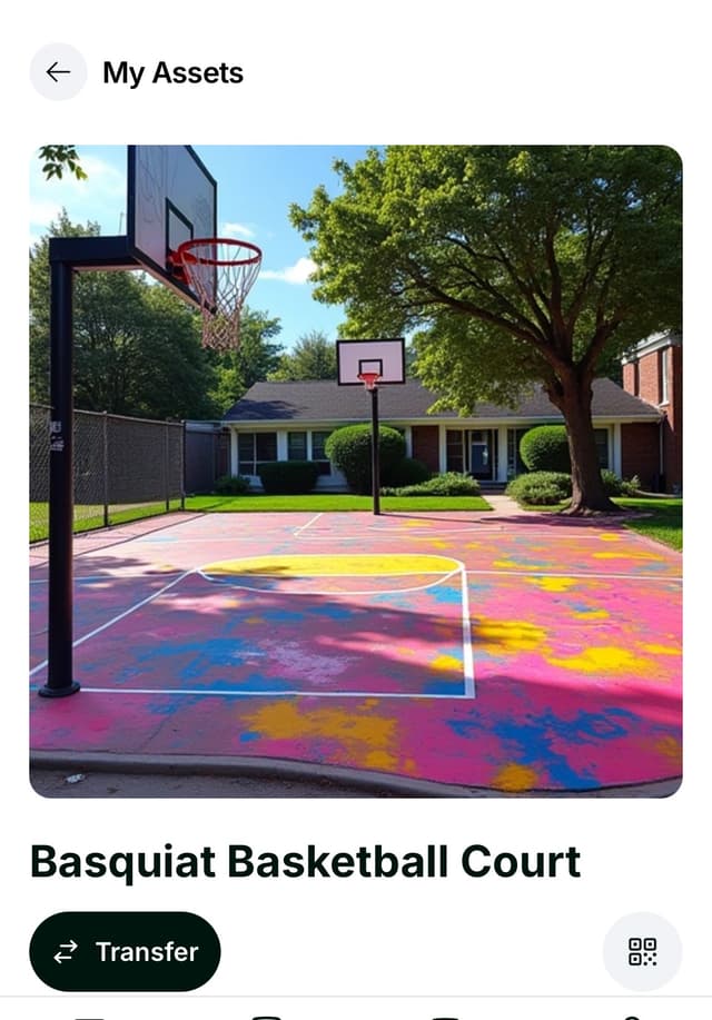 Basquiat Basketball Court
